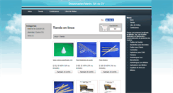 Desktop Screenshot of desechablesmartin.com